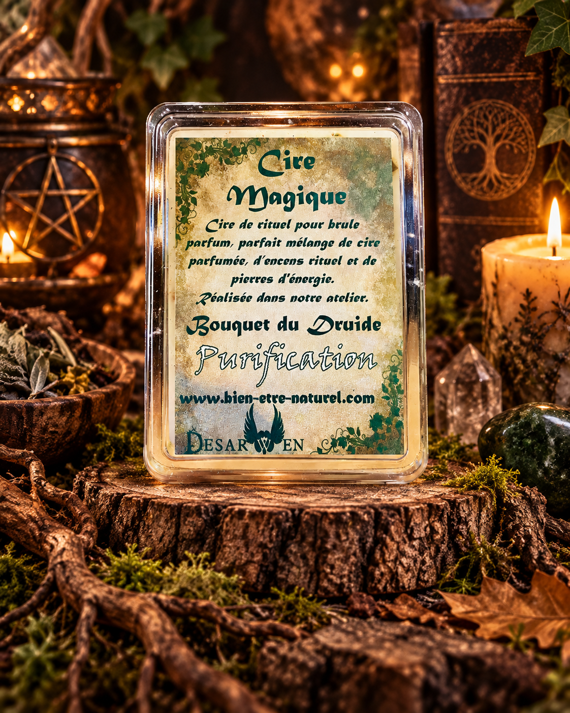 Cire rituelle Purification Desarwen
