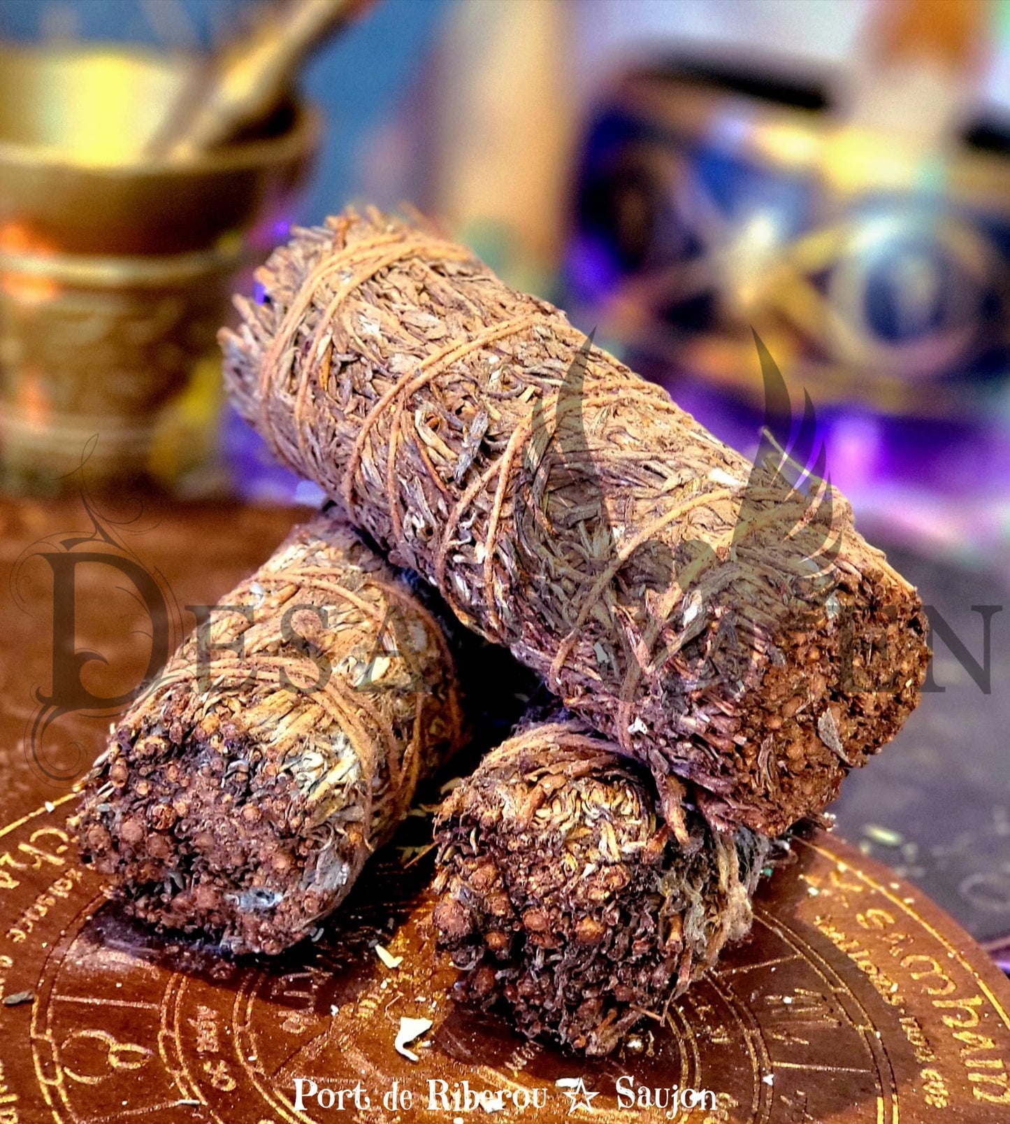 Blue sage bundle infused with patchouli purification protection