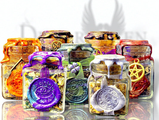 bottle of ritual incense