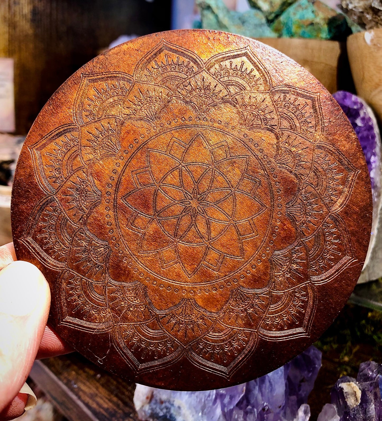 Planche à pendule mandala celtique