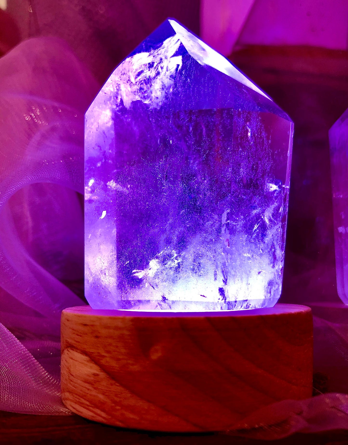 Lampe usb pointe de cristal
