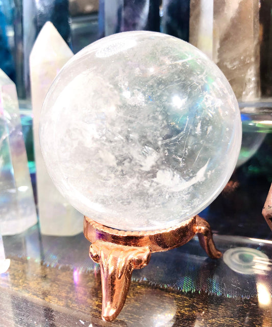 Sphere de cristal de roche
