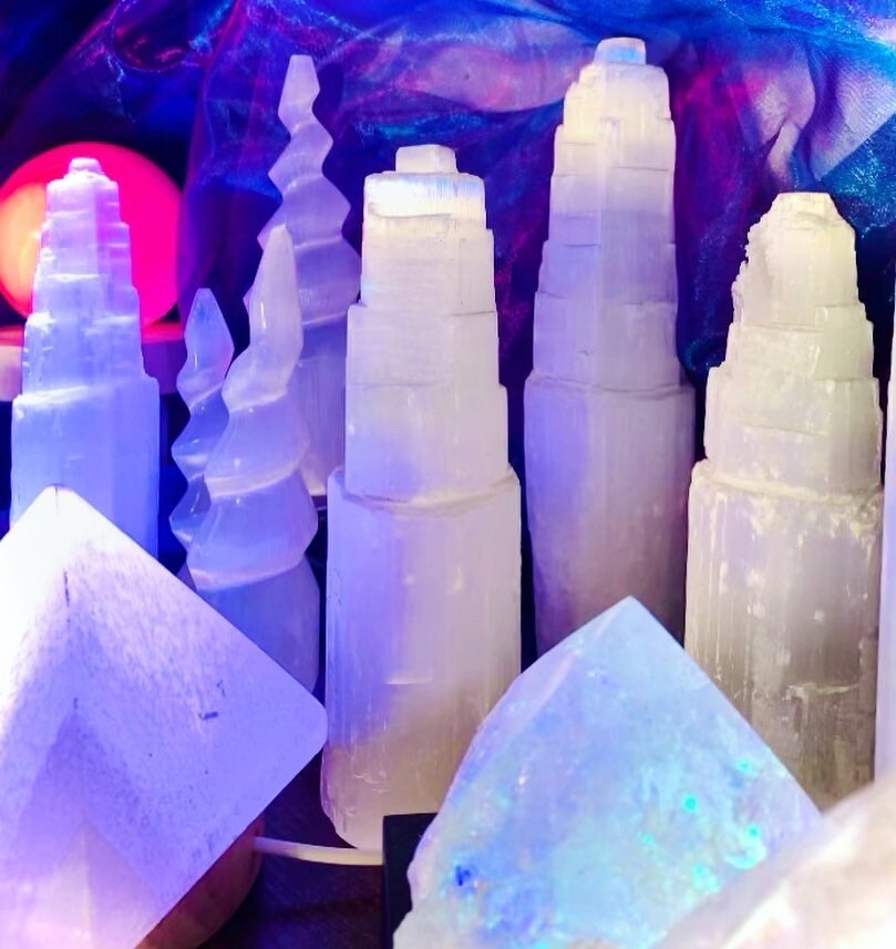 Unicorn Horn Selenite Spiral
