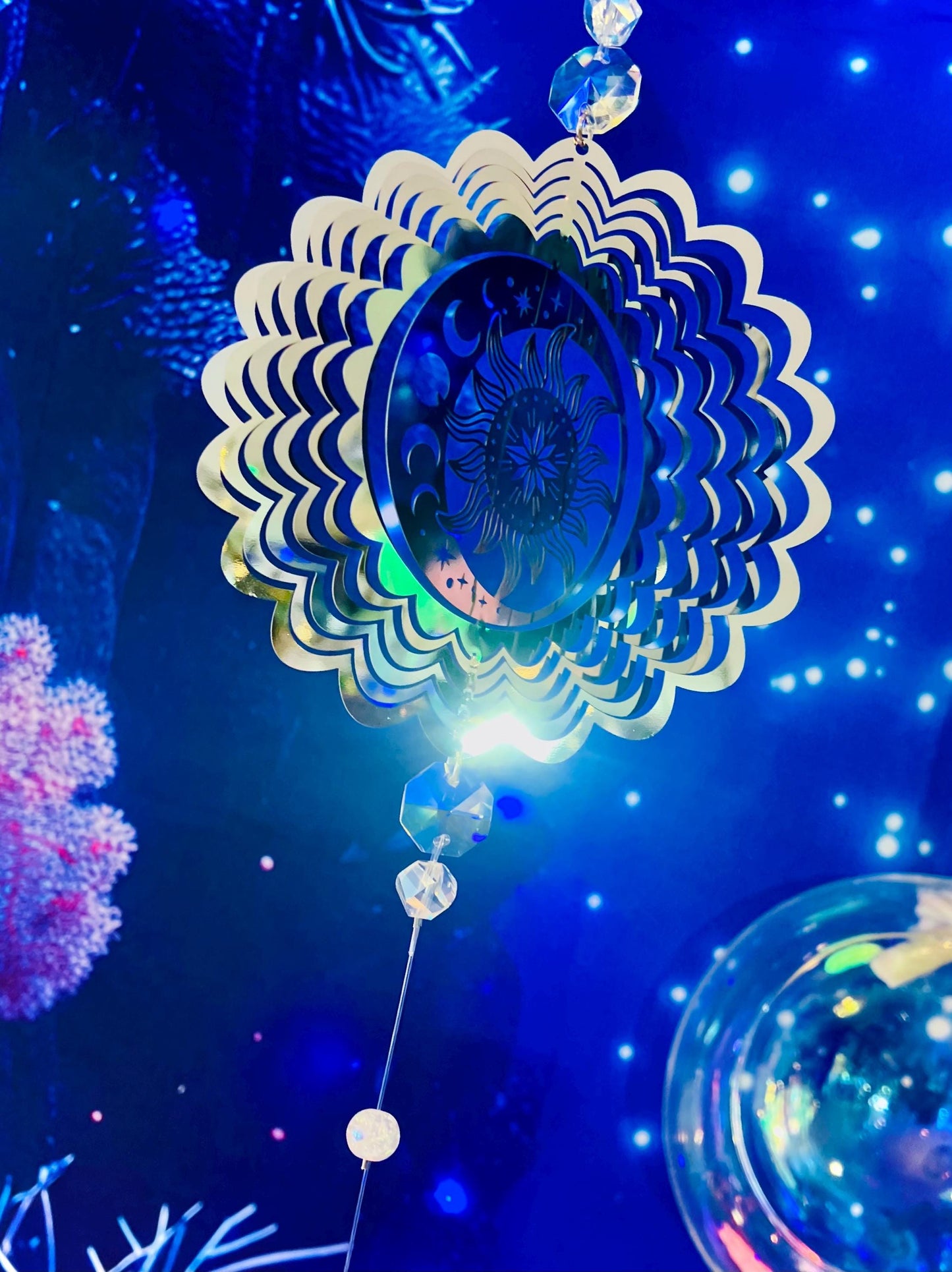 Rainbow baby hypnotic crystal aura