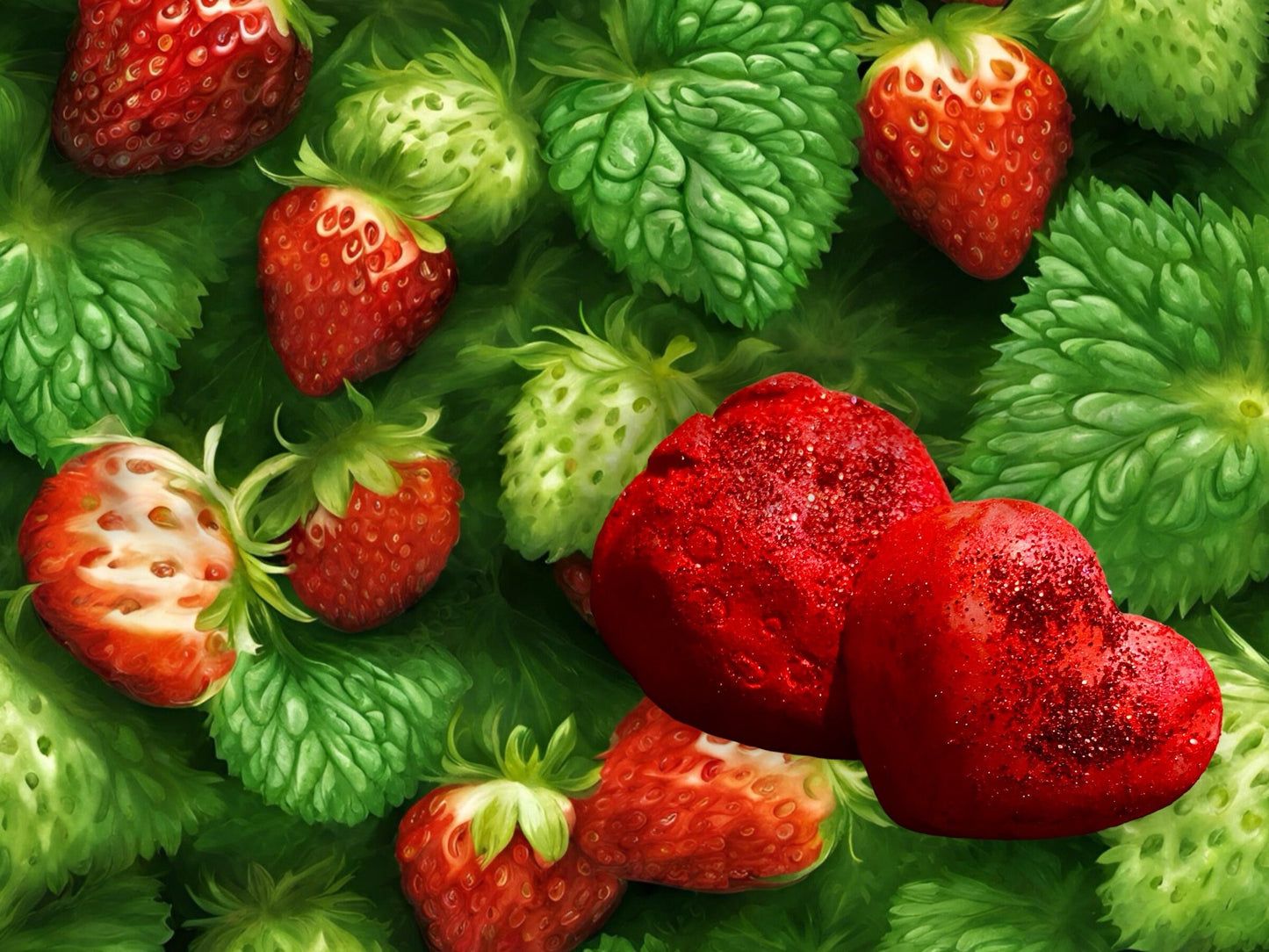 Cire parfumee fraise interdite