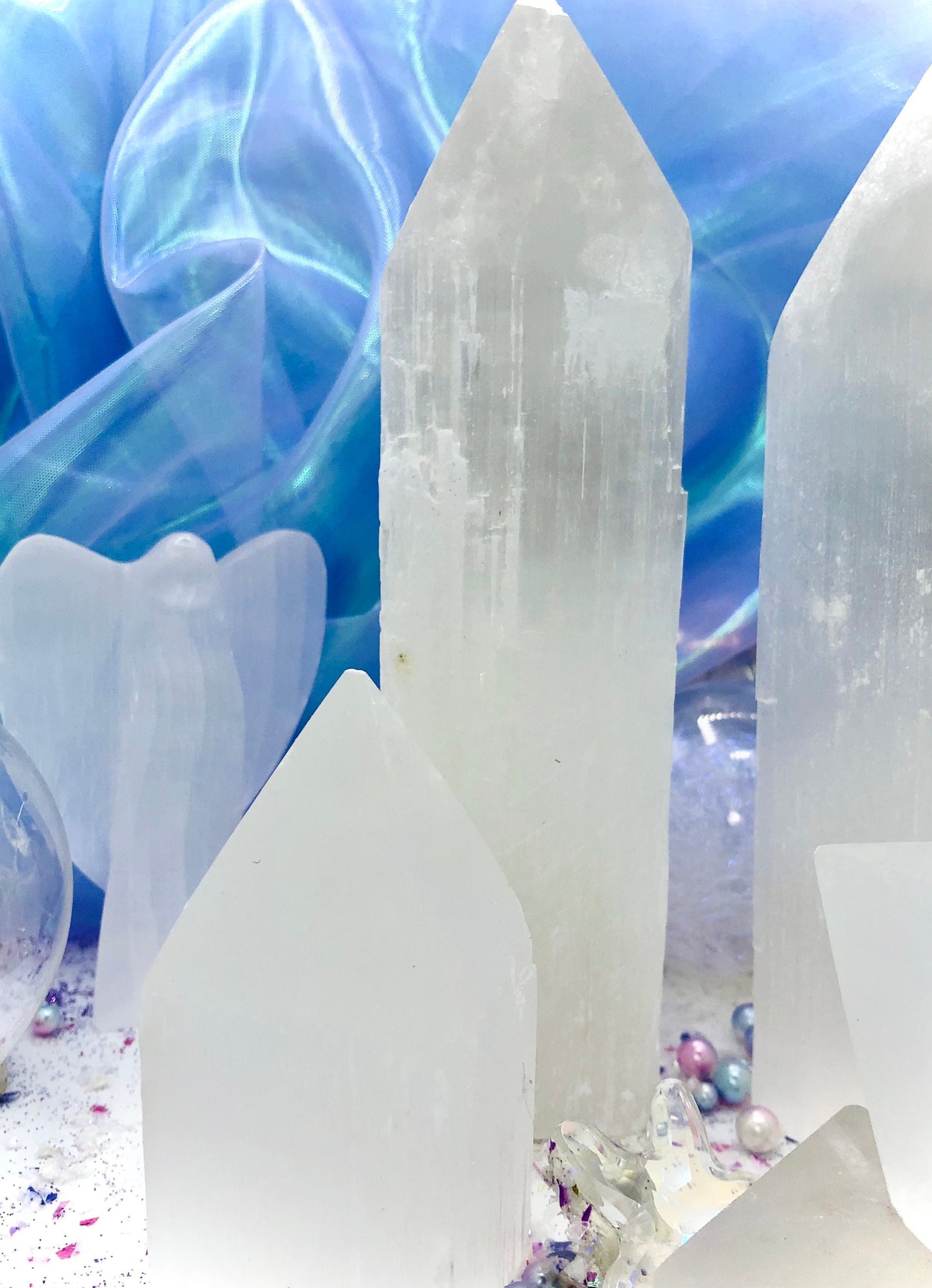 Giant Selenite Obelisk