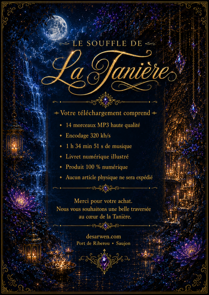 Le Souffle de la Tanière — Album numérique