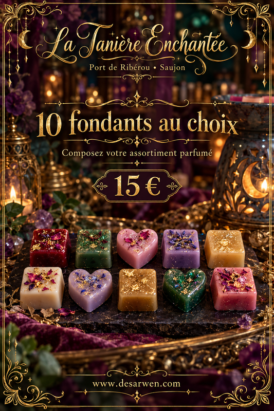 Lot de 10 fondants parfumés au choix à 15 € — La Tanière Enchantée