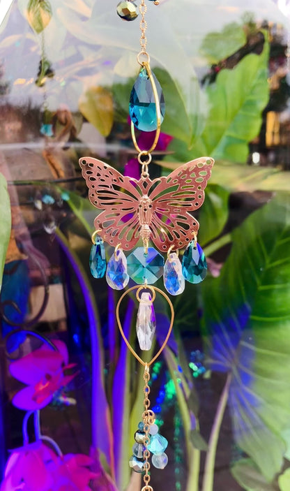 rainbow butterfly blue apatite anti stress