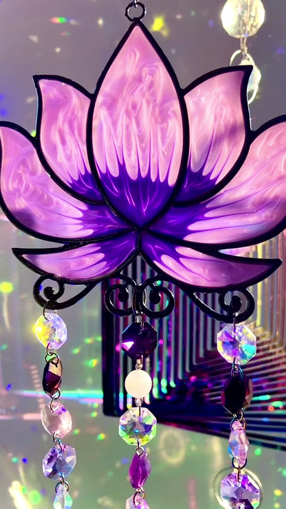 Arc en ciel lotus tendresse apaisement
