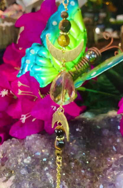 Pendule de divination — œil de tigre